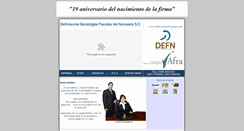 Desktop Screenshot of defensoresestrategas.com